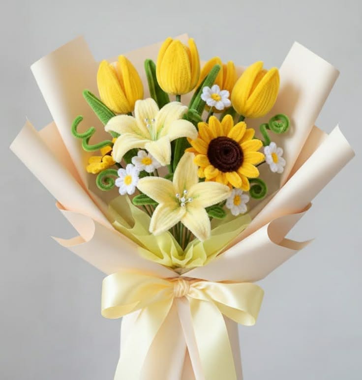 Yellow Charm Bouquet - Image 1