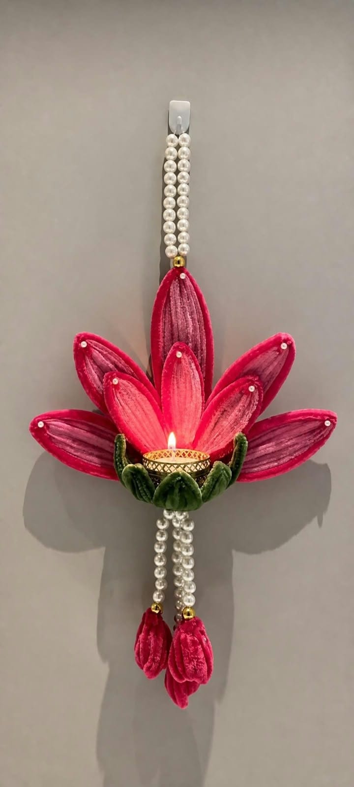 Handmade Diya Wall Hanging - Image 1